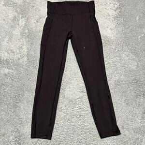 Lululemon Leggings Womens 8 Black Invigorate Cropped 25” Pants